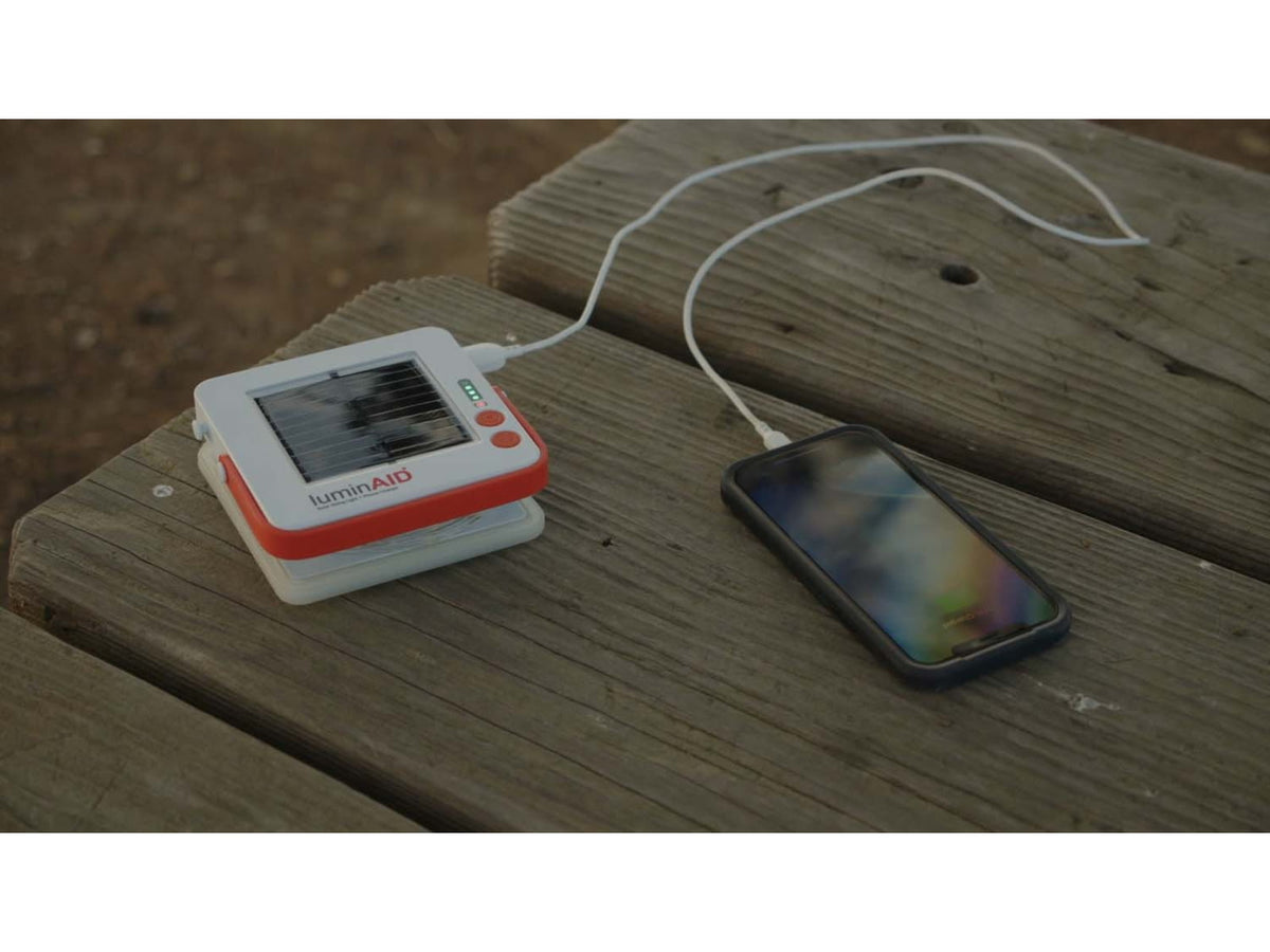 LuminAID Solar String Light w/Phone Charger White 0196-0500