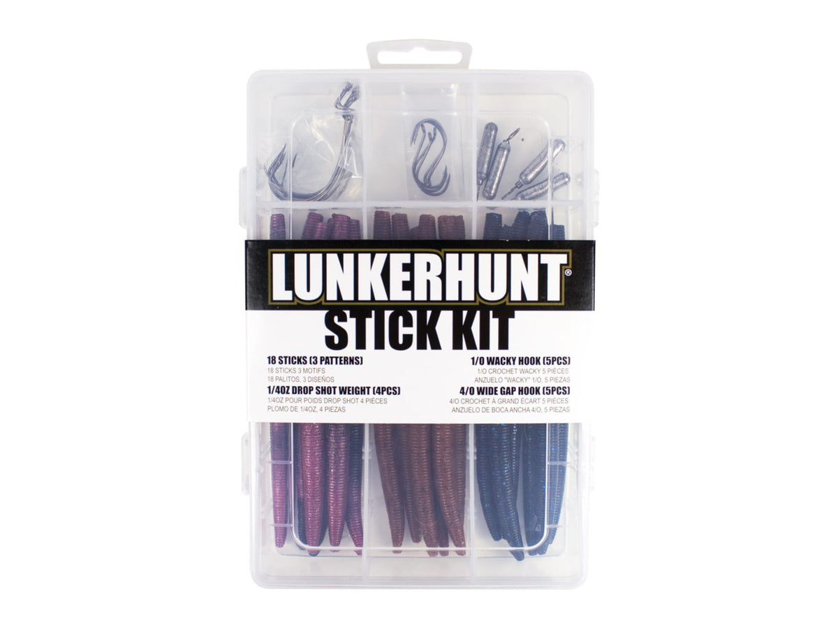 Lunkerhunt Assorted Stick Kit Drop Shot ASTSK01
