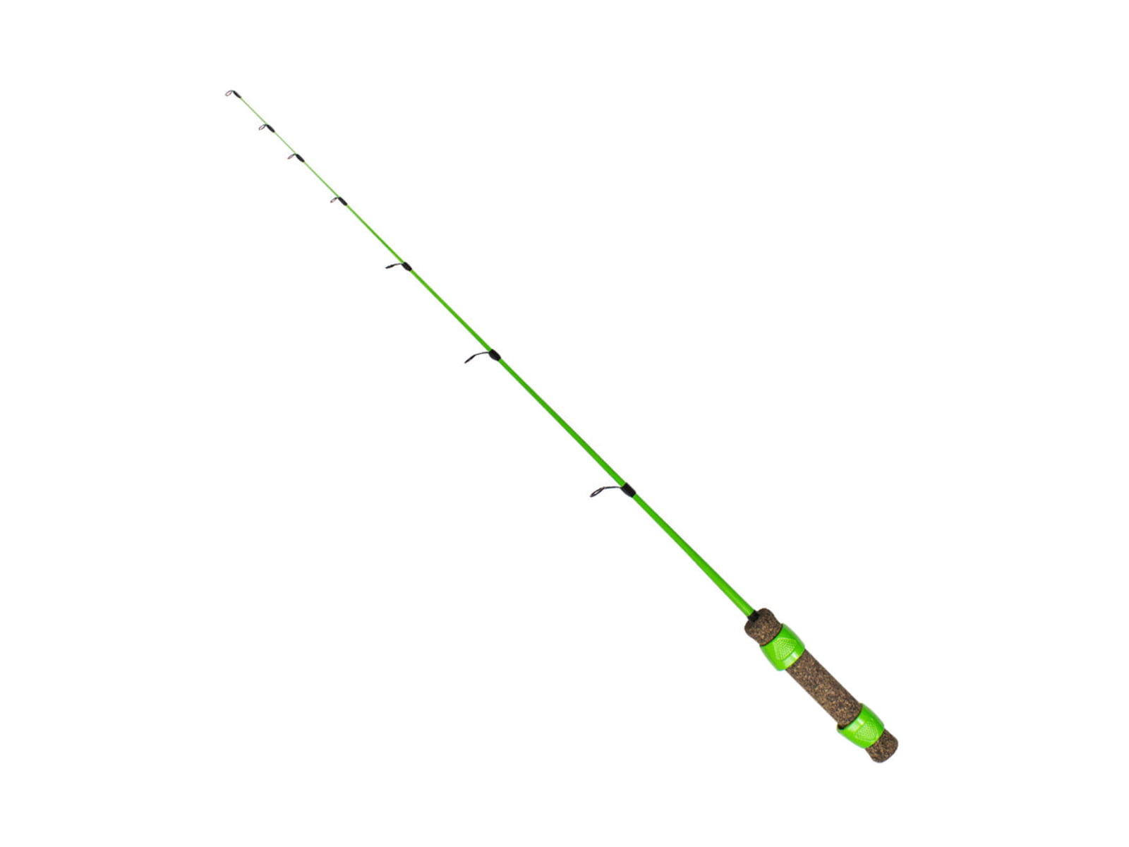 Lunkerhunt First Ice Rod Fluorescent Green 27in