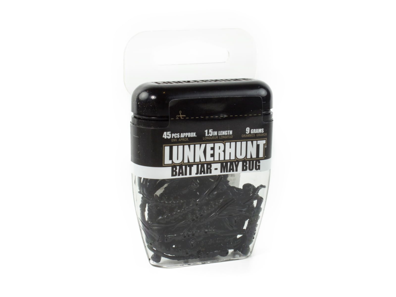 Lunkerhunt May Bug Bait Jar Black 1.5in & 1/3 oz
