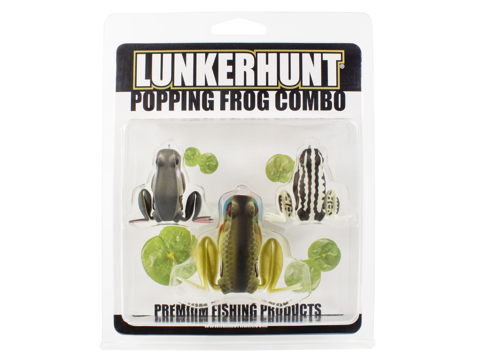 Lunkerhunt Popping Frog Combo Assortment 2.25in & 1/2 oz PFCOM01