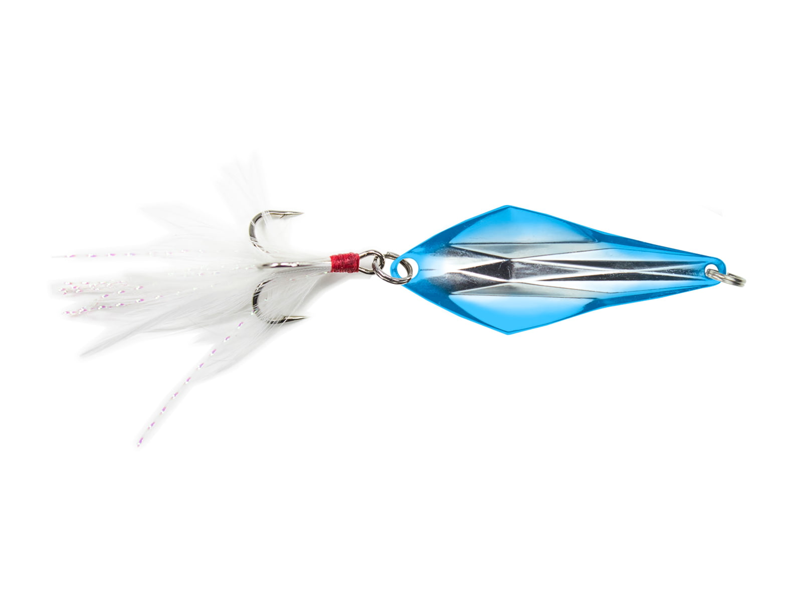 Lunkerhunt Rattle Spud Bait Silver Blue 1/8 oz