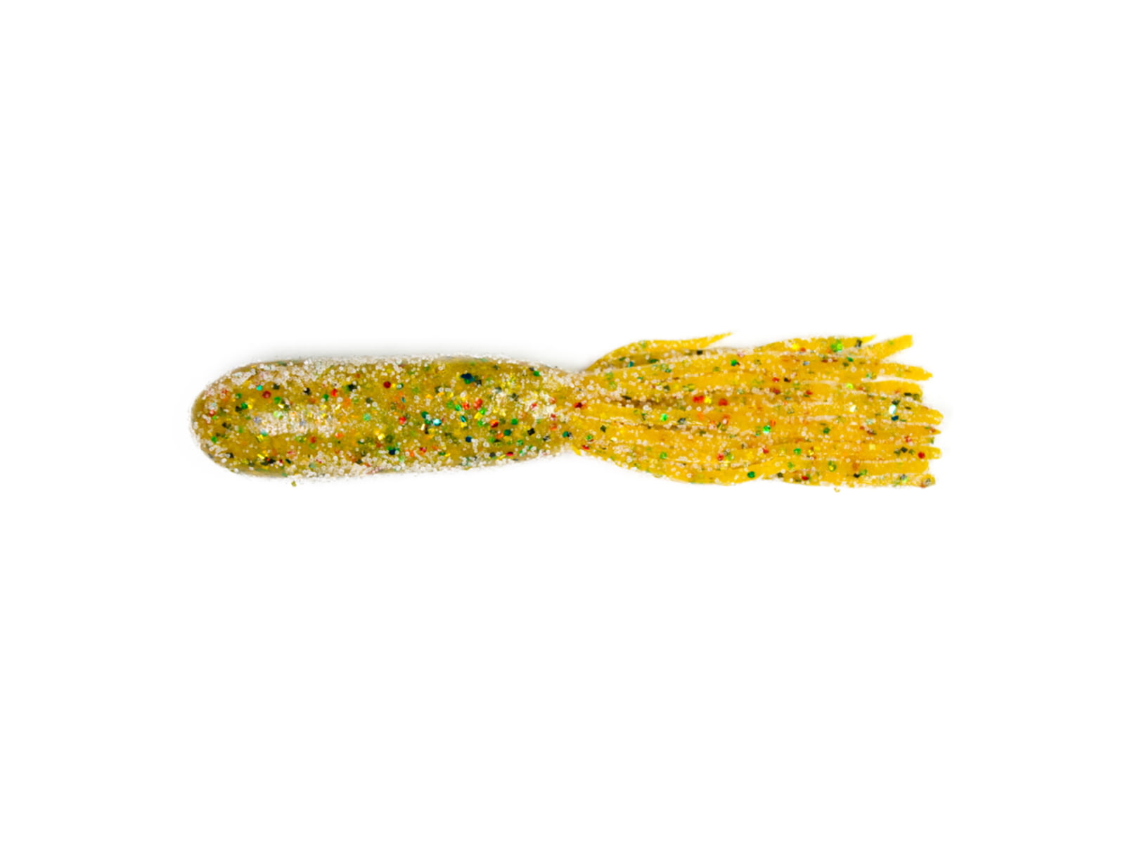 Lunkerhunt Spicy Tube 1 4.25in Mustard Sparkle