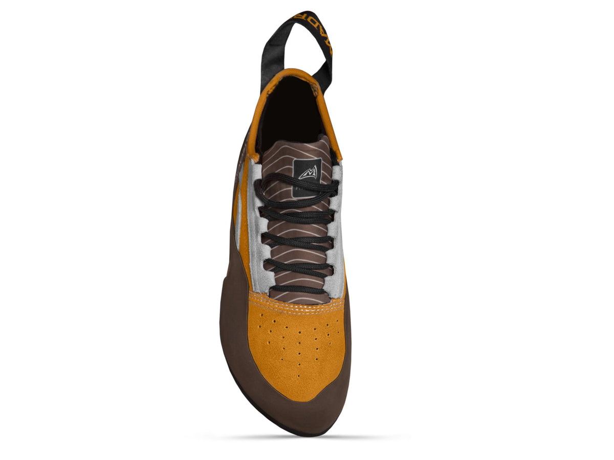 USED Mad Rock Phoenix Climbing Shoes Brown/Orange