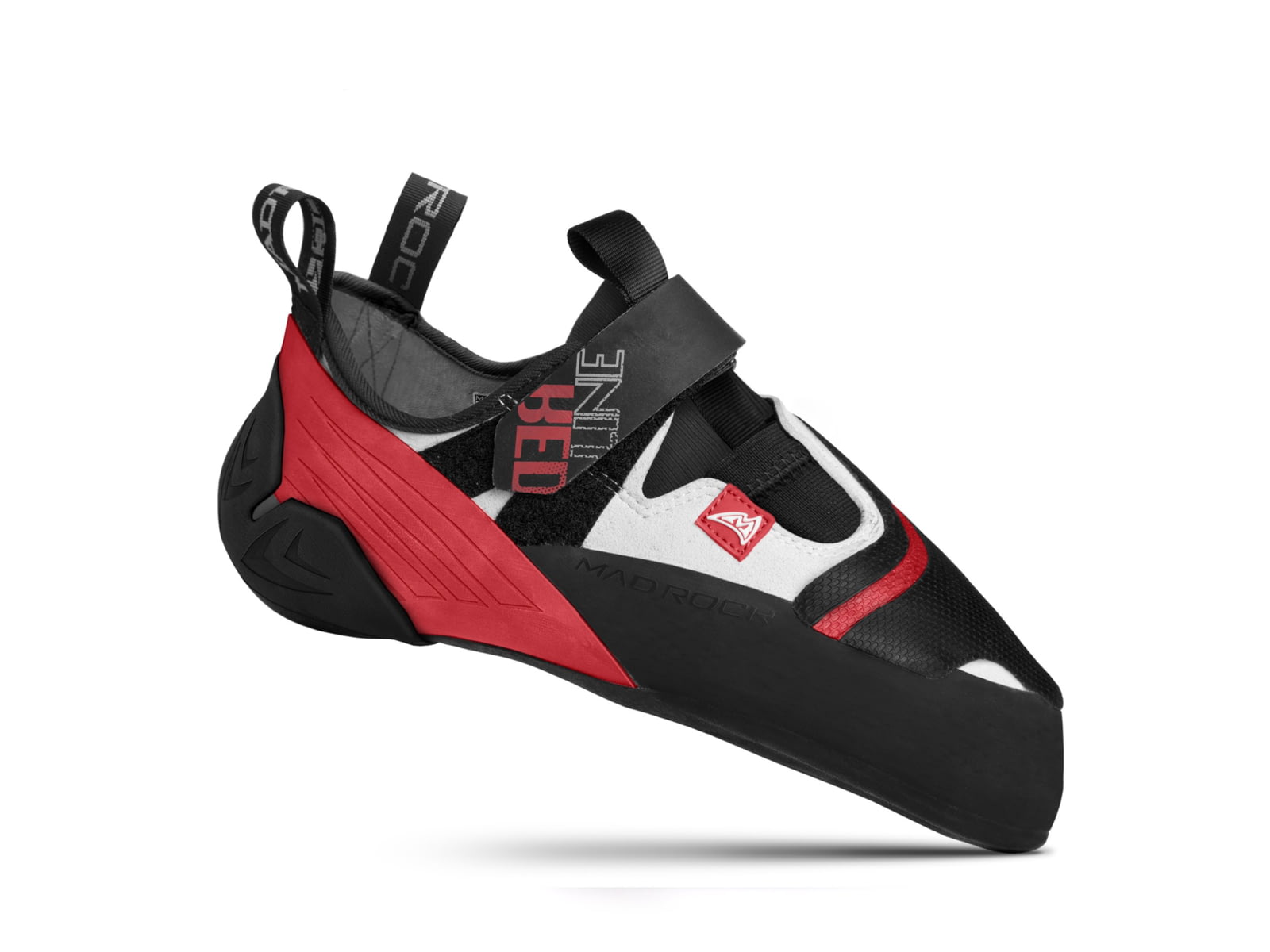 USED Mad Rock Redline Strap Climbing Shoes - Mens Black/Red