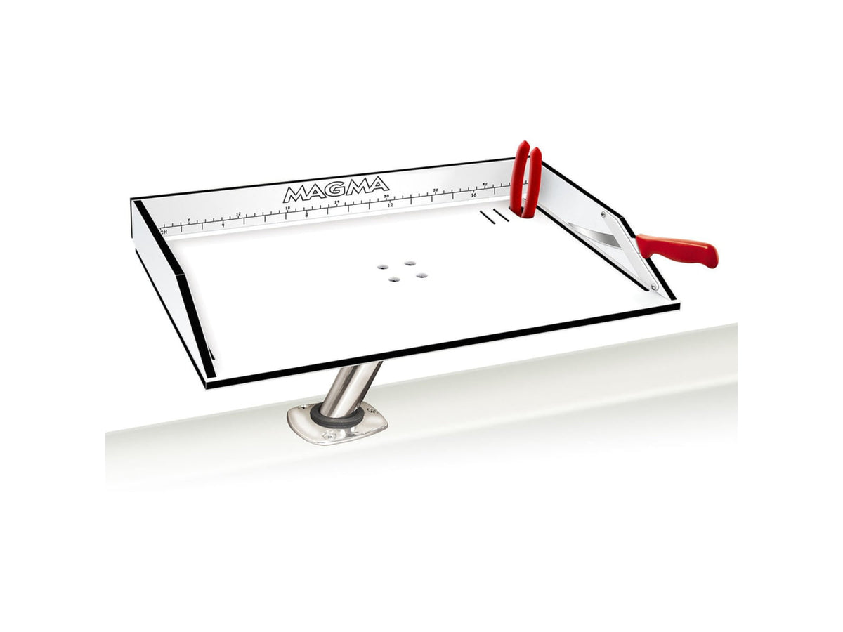 Magma Bait/Filet Mate Table w/LeveLock Mount - 31" - White/Black T10-313B