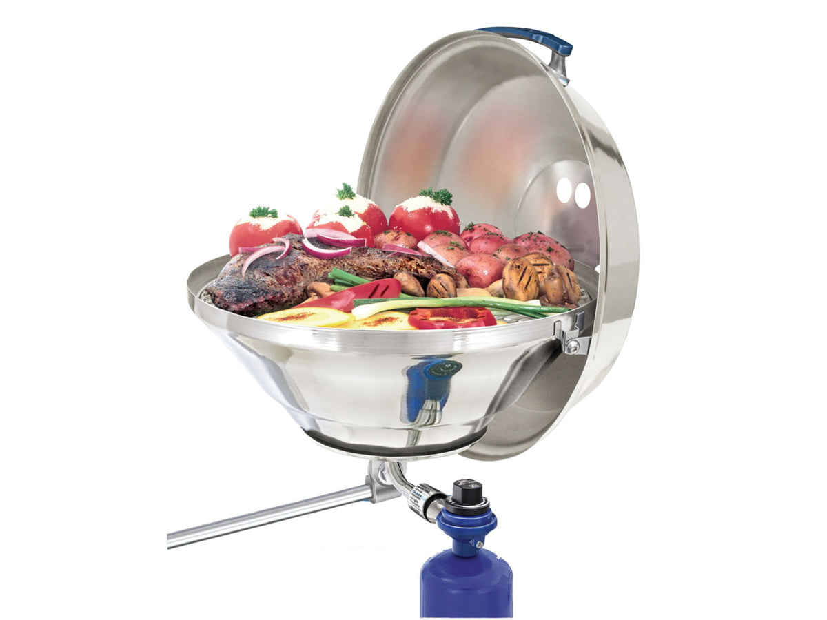 Magma Kettle 17" Party Size Gas Grill w/Hinged Lid Marine A10-215