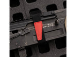 Magpul Industries DAKA Gear Straps 12in x 0.75in 4 Pack Matte Black/Red
