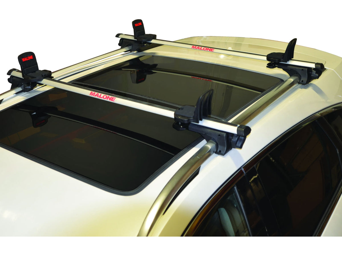 Malone Auto Racks Big Foot Pro Canoe Carrier w/Tie-Downs Gunwale Brackets Side Loading MPG112MD