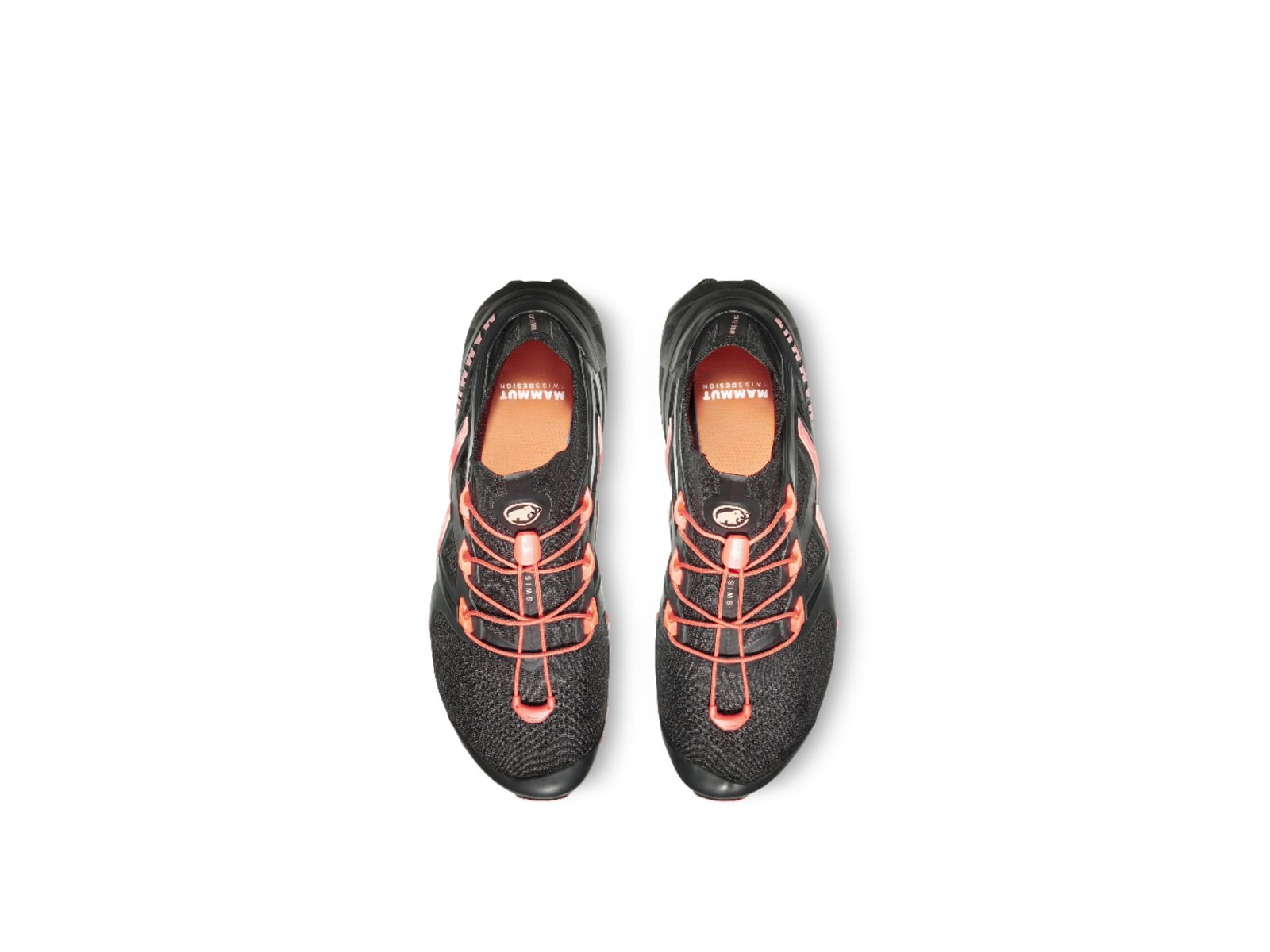 Mammut Aegility Pro Mid Hiking Shoes - Women's 9.5 US Black Dark Salmon
