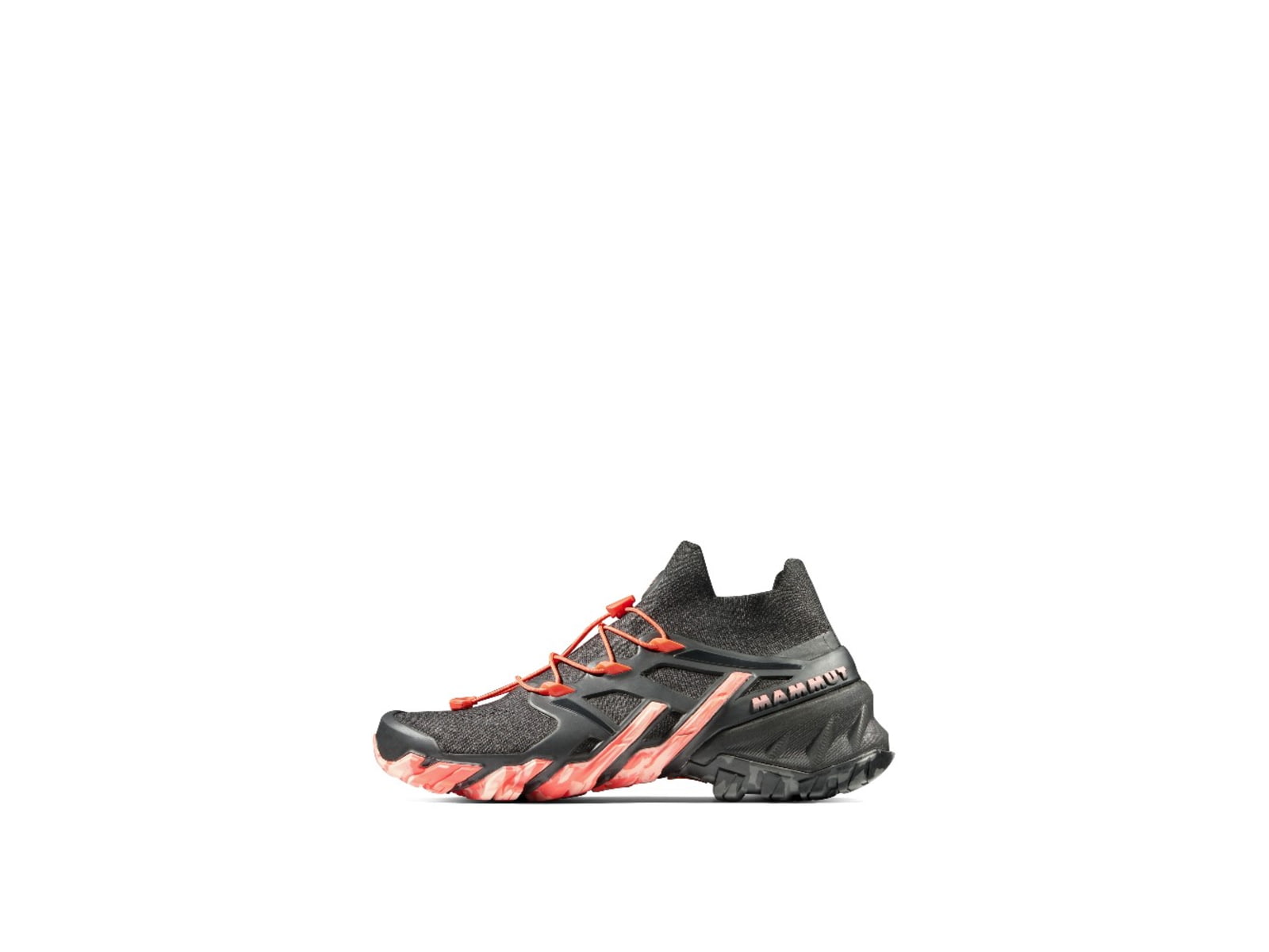 Mammut Aegility Pro Mid Hiking Shoes - Women's 9.5 US Black Dark Salmon