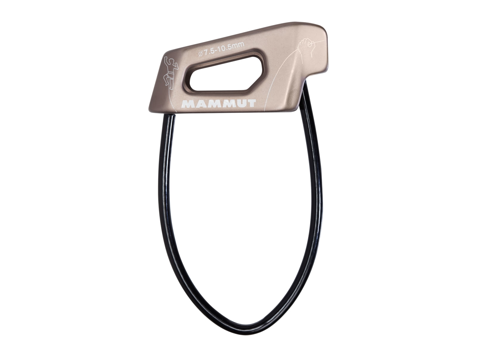 Mammut Crag Light Belay Grey one size 2210-01102-0139-1