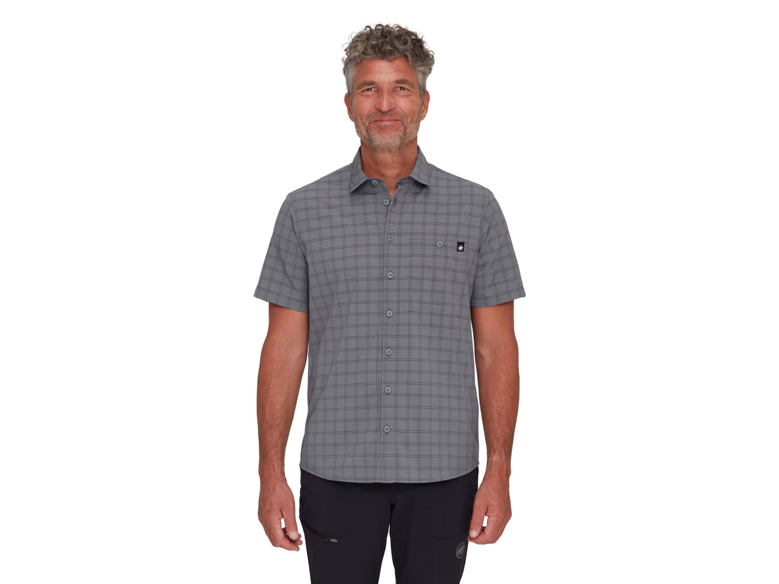 Mammut Lenni Shirt - Men's Steel-Black M