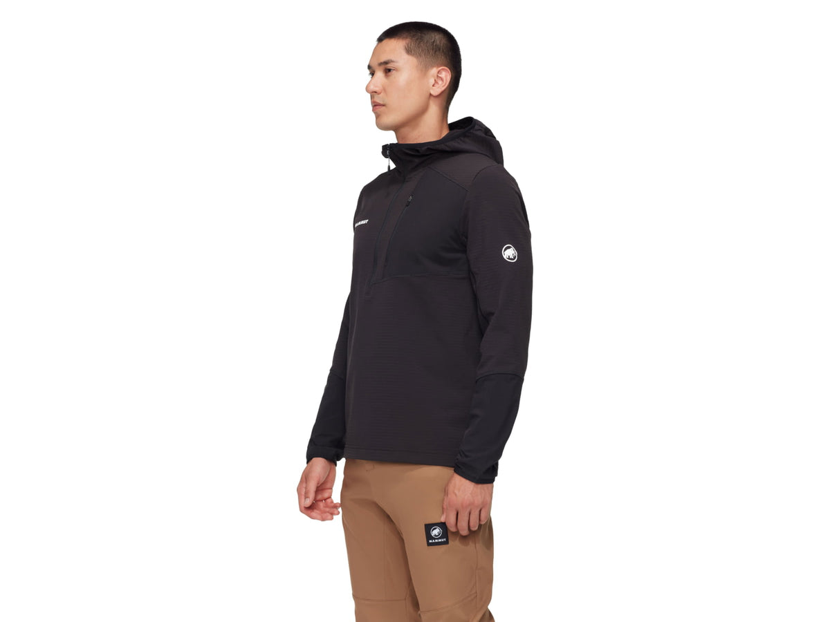 Mammut Madris Light ML Half Zip Hoody - Men's Black