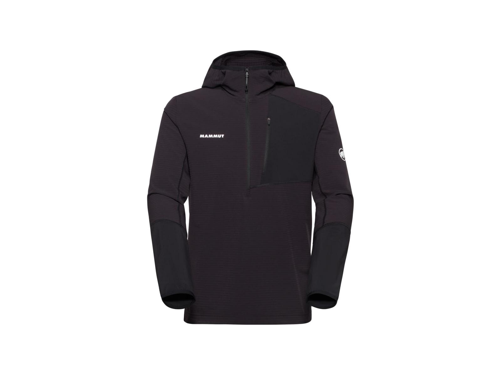 Mammut Madris Light ML Half Zip Hoody - Men's Black