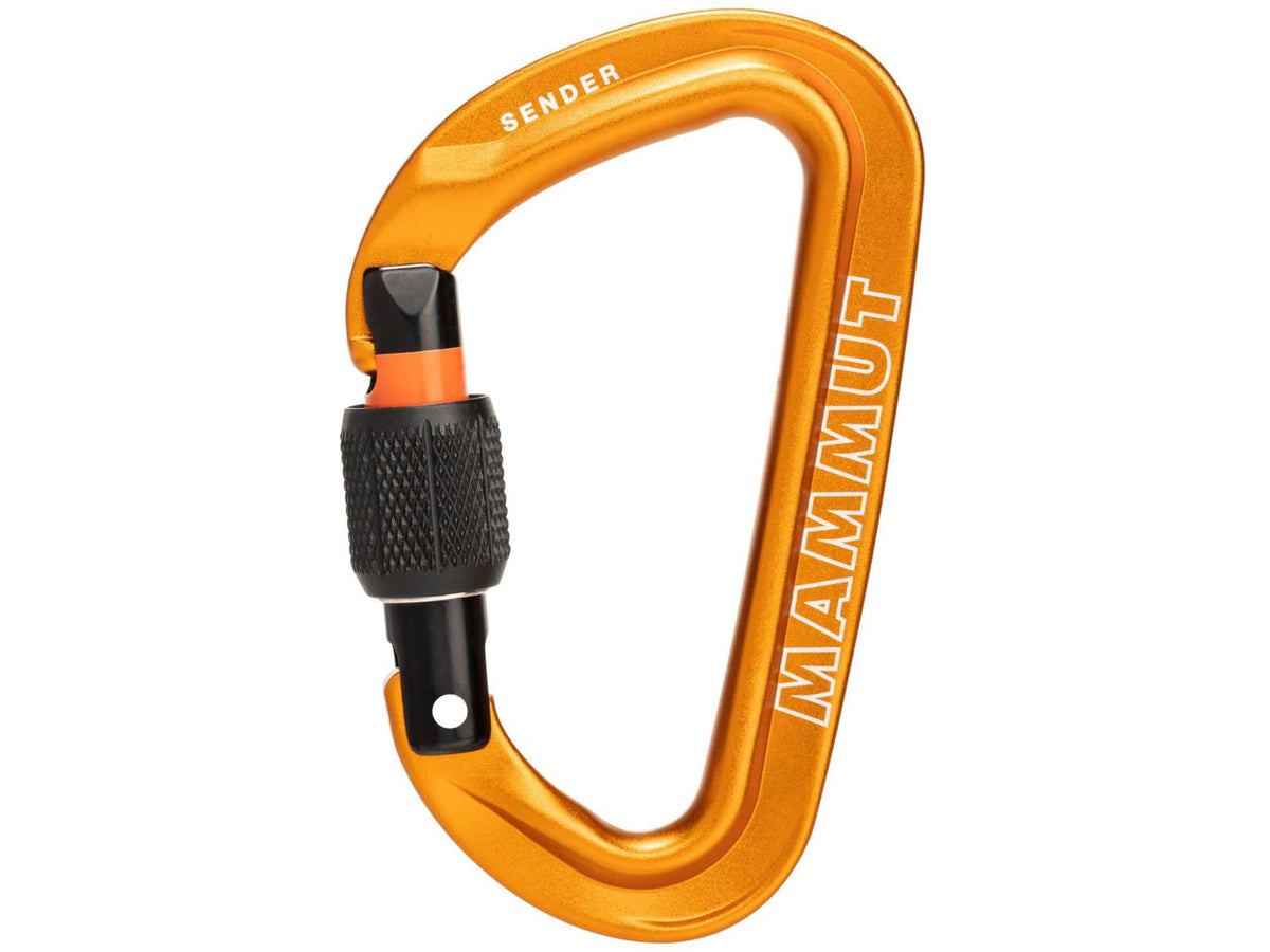 Mammut Sender Screwgate Carabiner Screw Gate Gold one size 2040-02450-1571-1