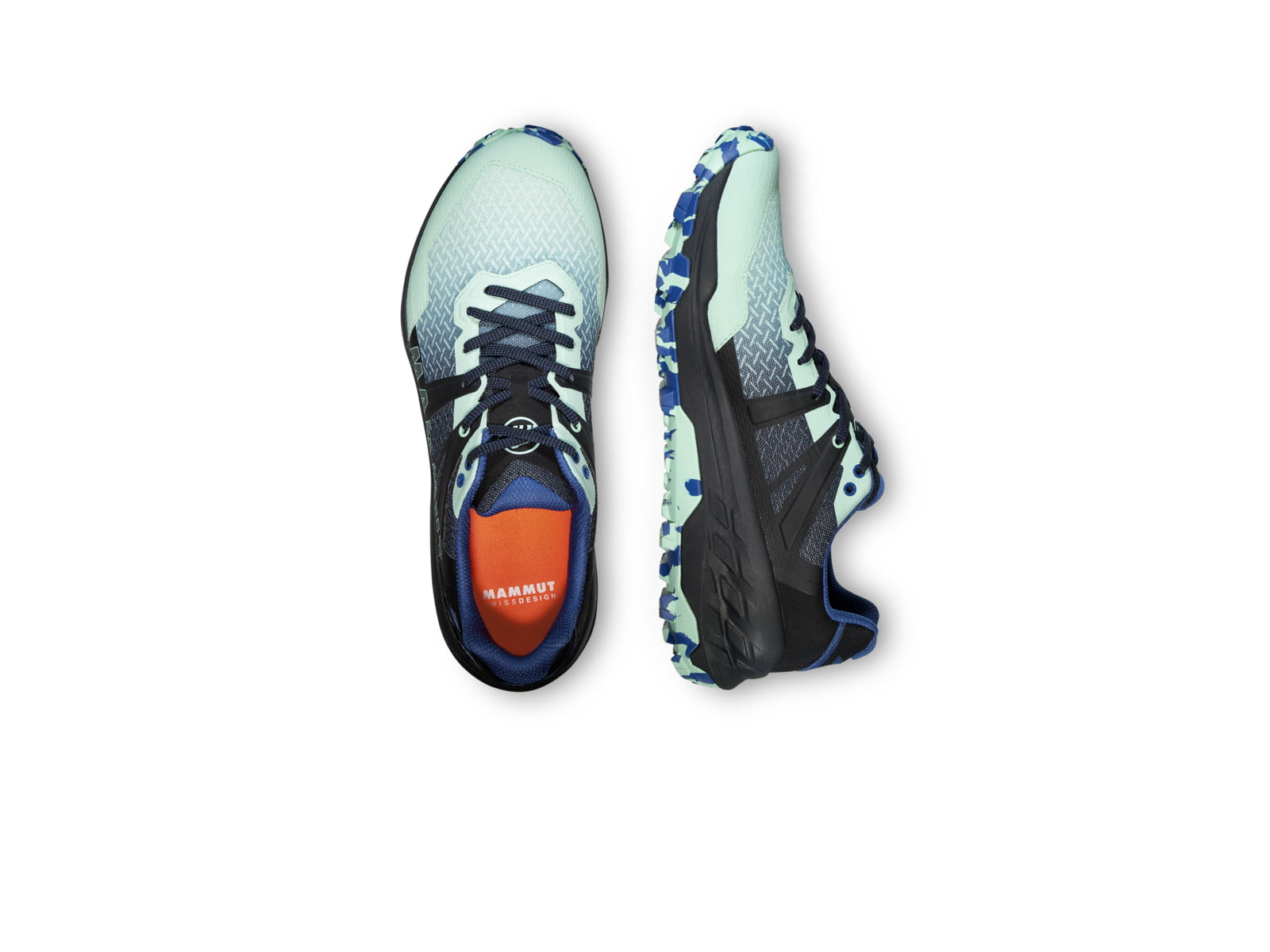 Mammut Sertig II Low Hiking Shoes - Men's Neo Mint-Black US 8