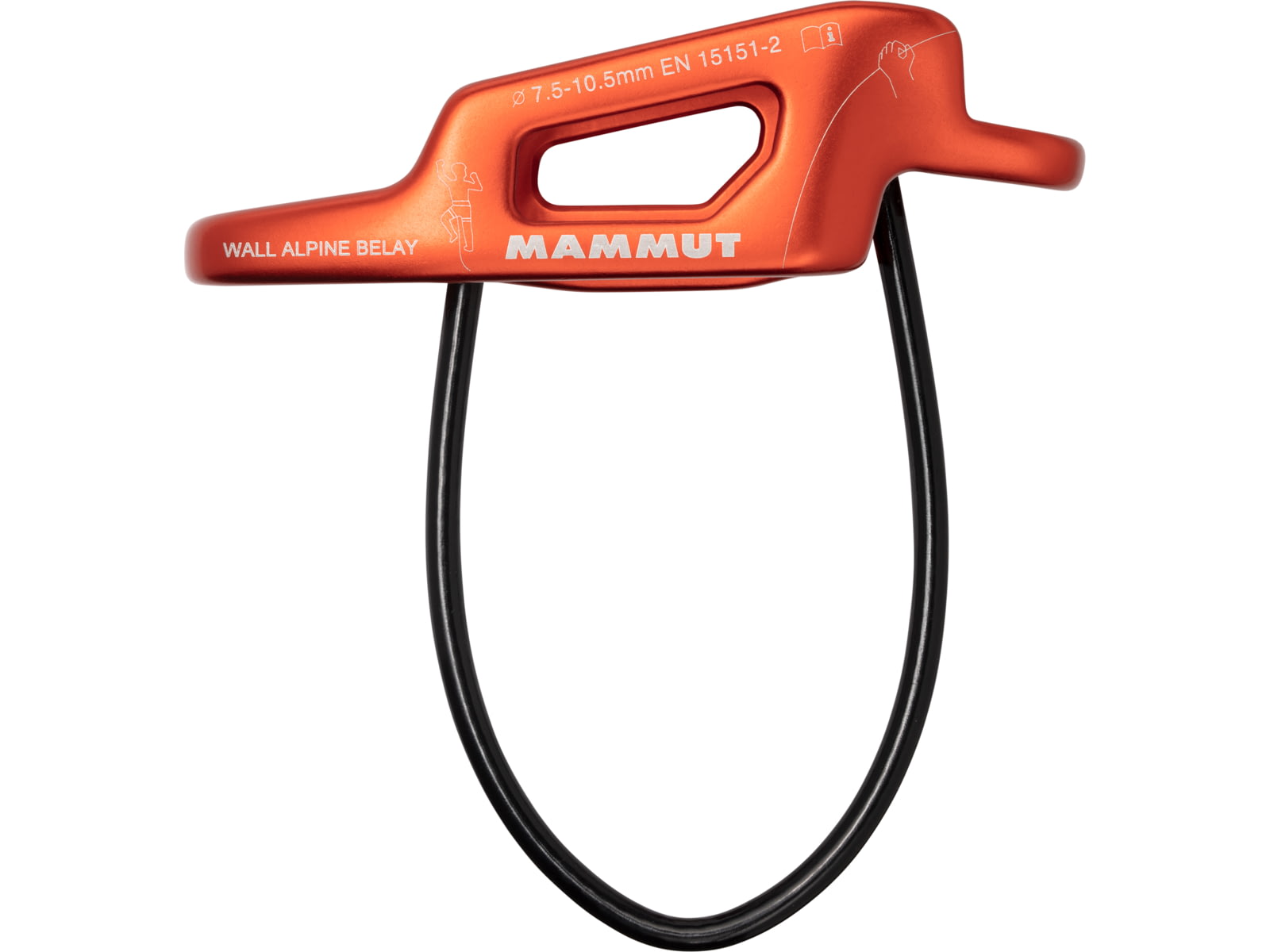 Mammut Wall Alpine Belay Orange one size