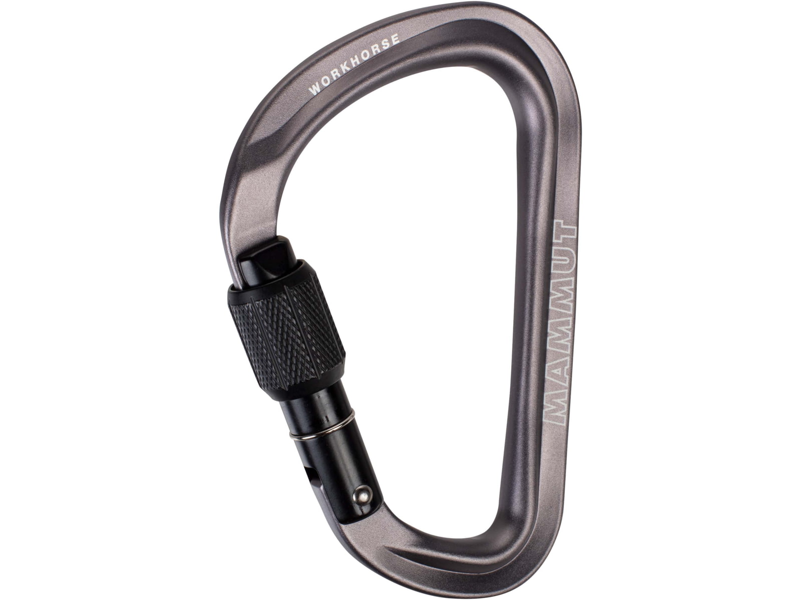 Mammut Workhorse HMS Screwgate Carabiner Screw Gate Grey one size