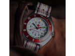 Marathon Adanac Maple Steel Navigator w/ Date Automatic Unisex Watches Sapphire 41mm Red Red and White