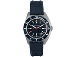 Marathon Navigator Unisex Pilot's Quartz Watch w/ Date Blue Yonder SSNAV-D 41mm Bi-Directional Blue FKM Rubber WW194013SS-1301