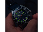 Marathon Navigator Unisex Pilot's Quartz Watch w/ Date Blue Yonder SSNAV-D 41mm Bi-Directional Blue FKM Rubber WW194013SS-1301
