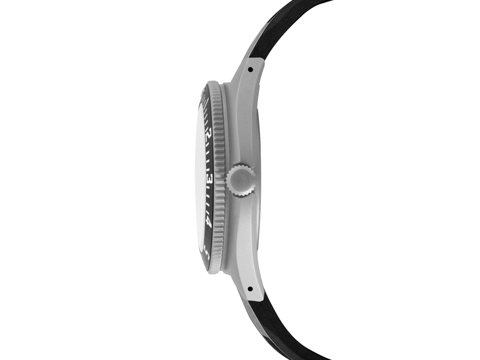 Marathon Rctic Steel Navigator Ssnav On Black 3-Piece Rubber Strap Kit White 41mm