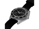 Marathon Sterile Steel Navigator Automatic Unisex Watches 41 mm Sapphire Ballistic Nylon Strap Black