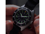 Marathon Sterile Steel Navigator Automatic Unisex Watches 41 mm Sapphire Ballistic Nylon Strap Black