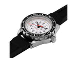 Marathon Arctic Edition Large Divers Automatic Watches NGM Black Rubber Strap White Dial 41mm Diameter / 14mm Thickness