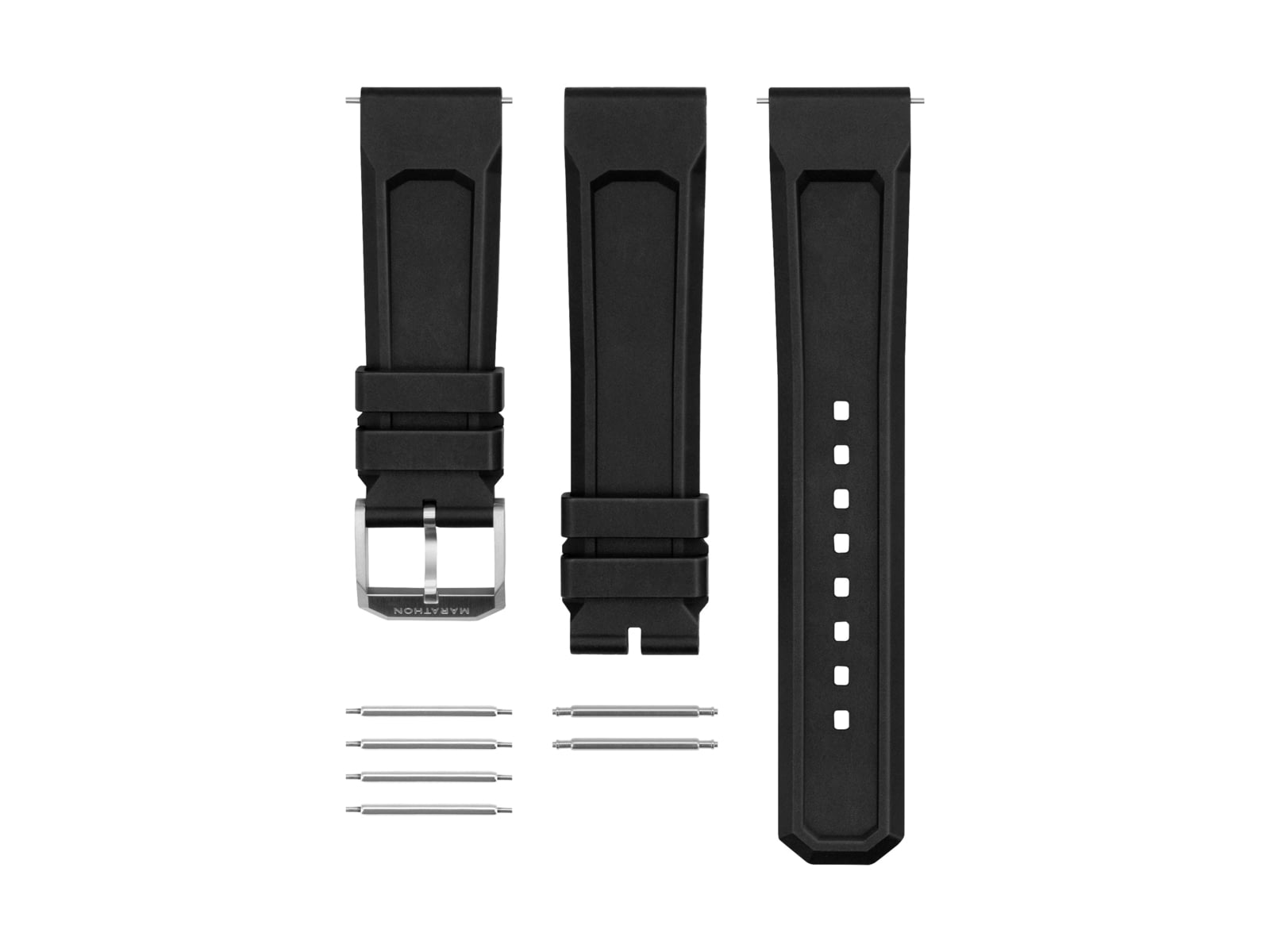 Marathon Arctic JDD w/3pc Black Rubber Strap White 46 mm