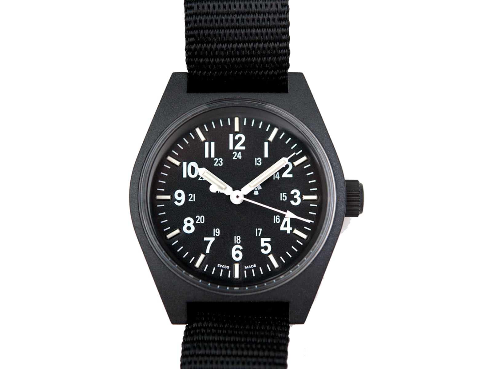 Marathon General Purpose Quartz Wristwatch w/Tritium GPQ Black