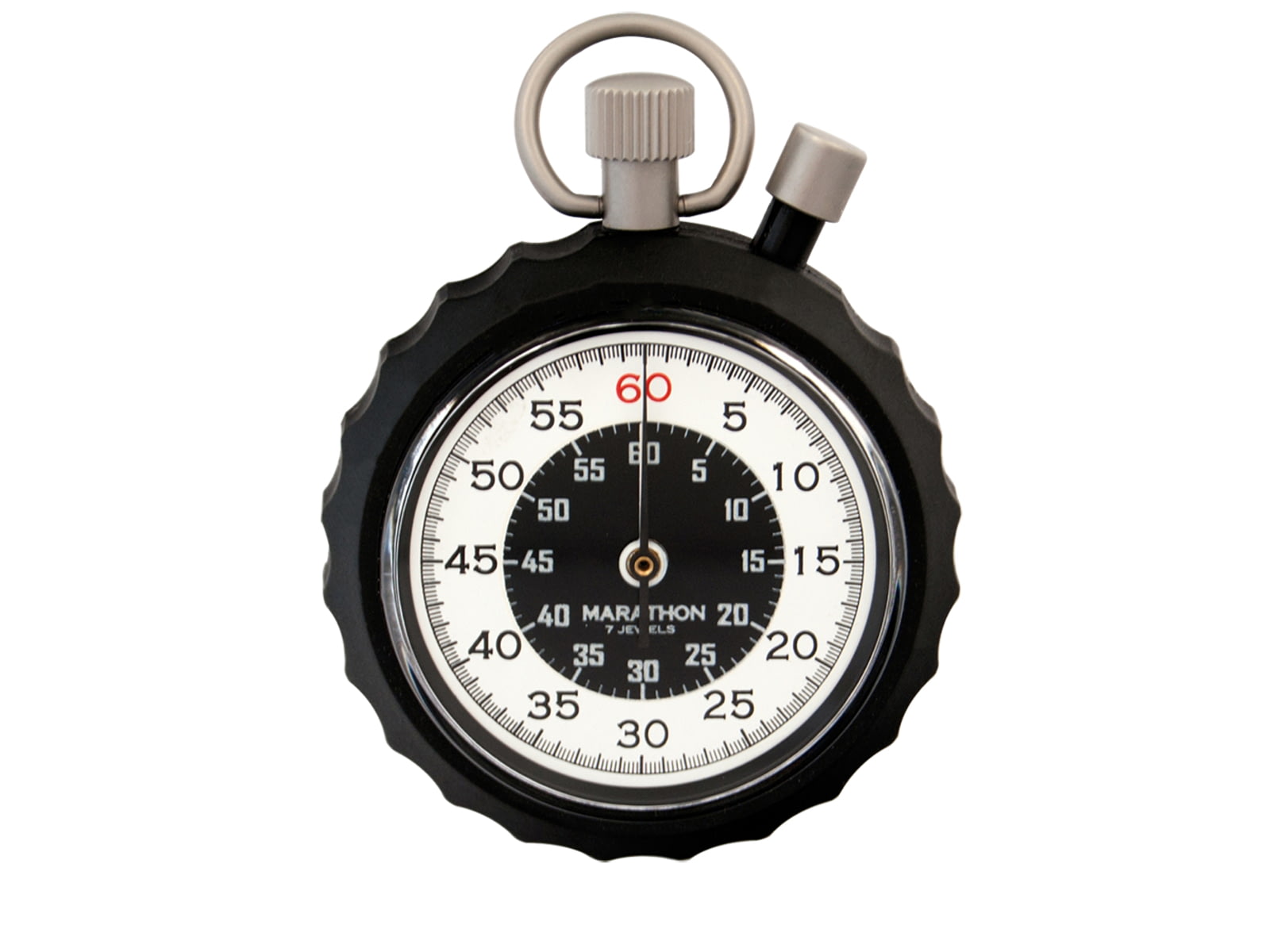 Marathon Instantaneous Return Time-Out Single Action Mechanical Stopwatch Black ST194003