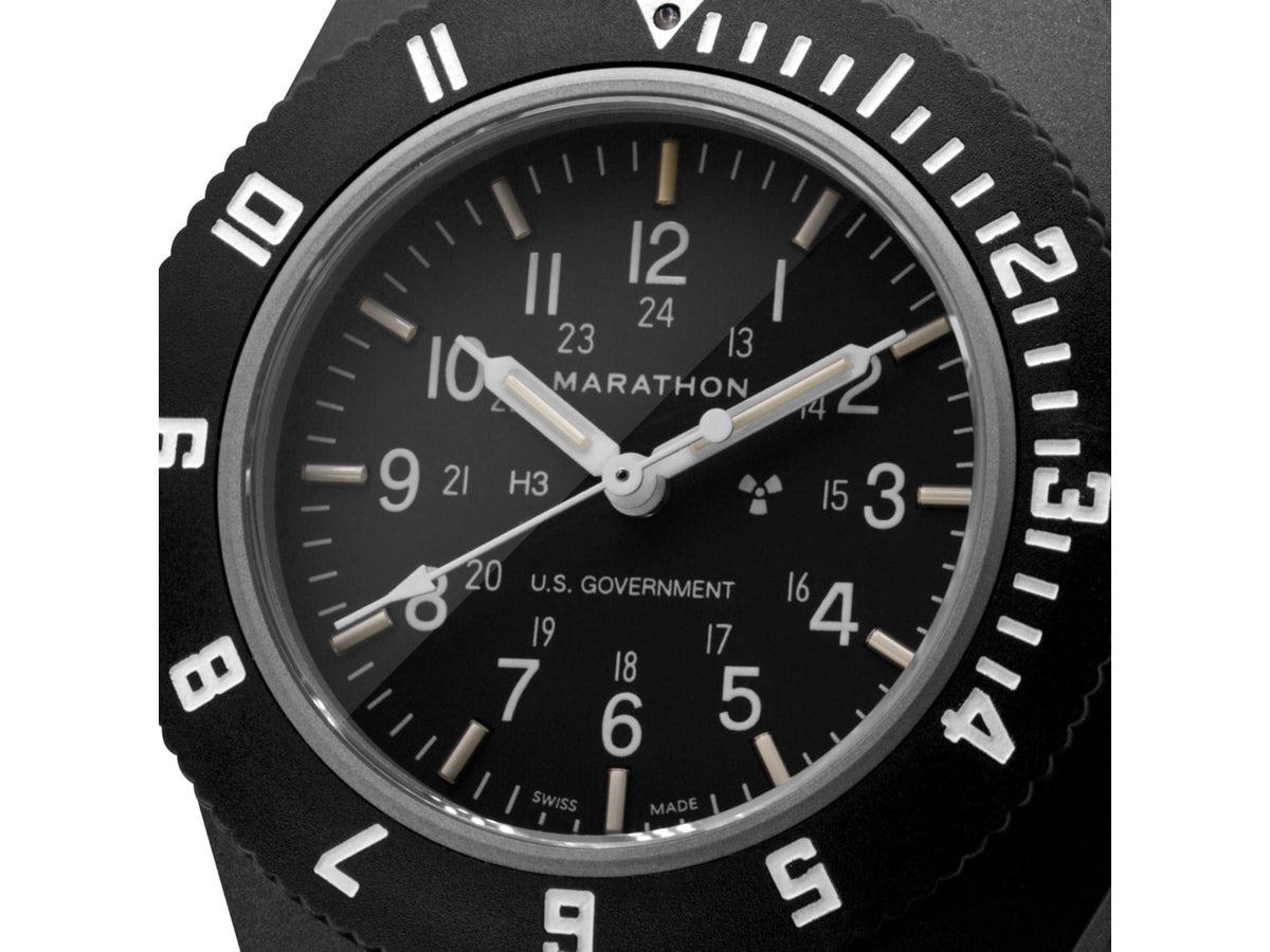 Marathon Pilots Navigator Wristwatch w/Tritium Black