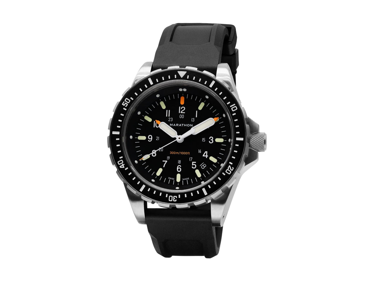 Marathon Search and Rescue Jumbo Divers Wristwatch w/Maraglo JSAR Black