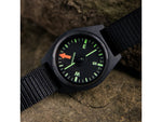 Marathon Unmounted Glow in the Dark Wrist Compass Black Dial Black Nylon DEFSTAN Strap CO194001
