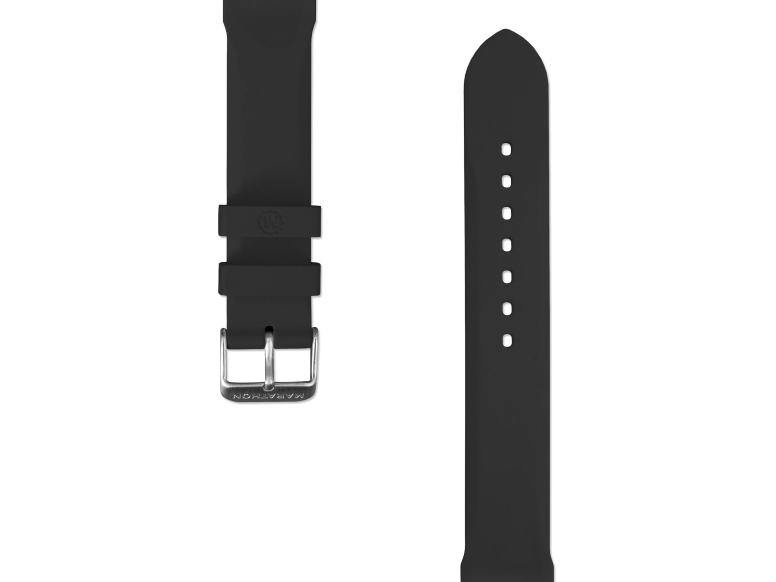 Marathon Vulcanized Rubber Dive Watch Strap 20mm Black