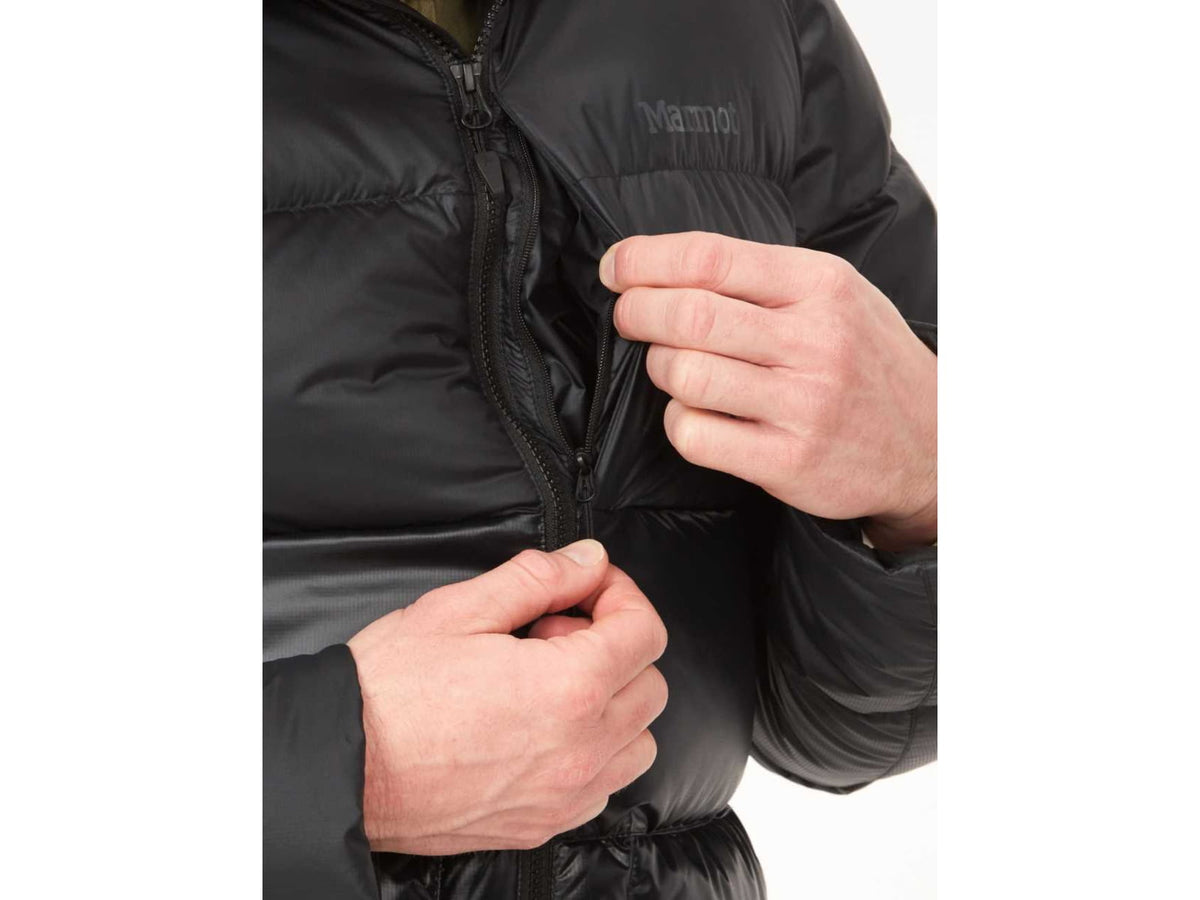 Marmot Guides Down Hoody - Men's Black Small