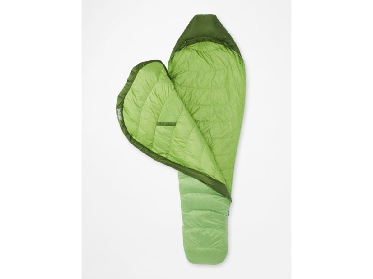 Marmot Hydrogen Sleeping Bag Foliage/Kiwi Left Zipper