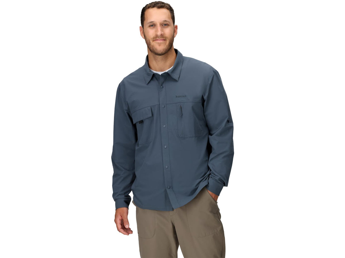 Marmot AirExchange SolarShield Overshirt - Men's Thunderhead