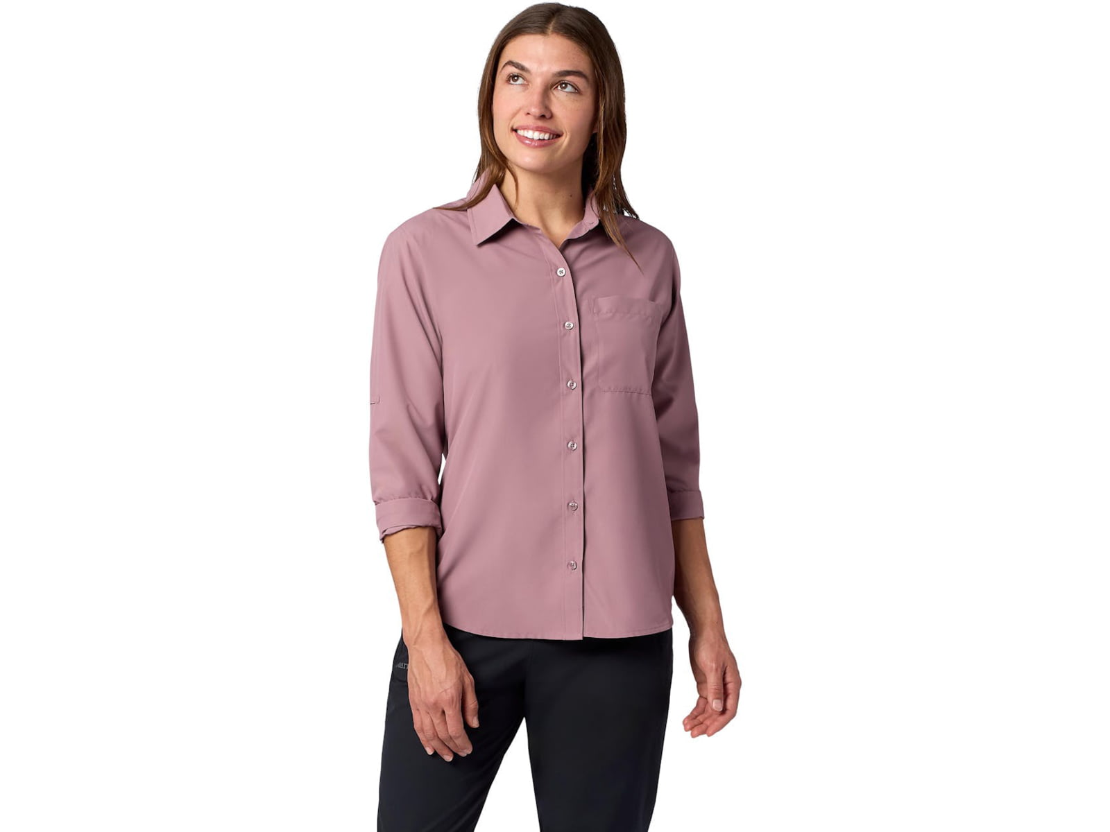 Marmot AirExchange UPF 40 Long Sleeve Shirt -Women's Light Mauve