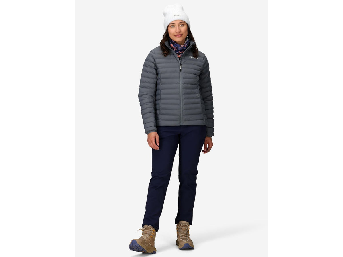 Marmot Echo Featherless Long Jacket - Womens Steel Onyx