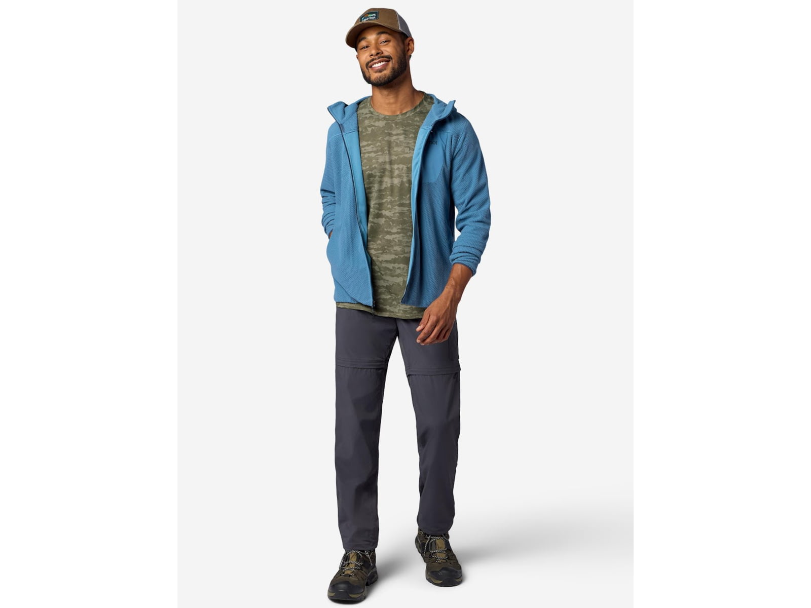 Marmot Trailway Convertible Pants -Men's Dark Steel