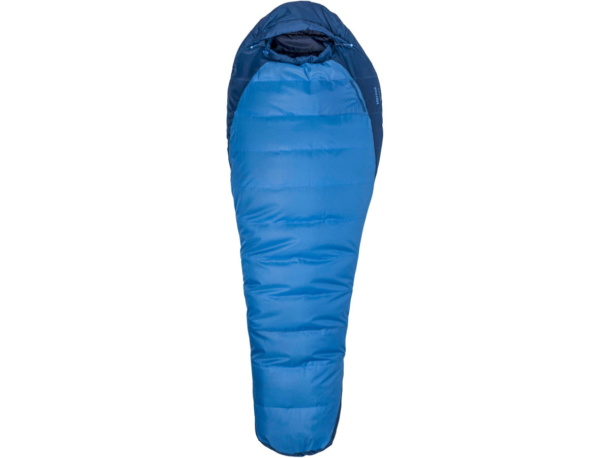 Marmot Trestles 15 Sleeping Bag Synthetic Regular Left Cobalt Blue/Blue Night