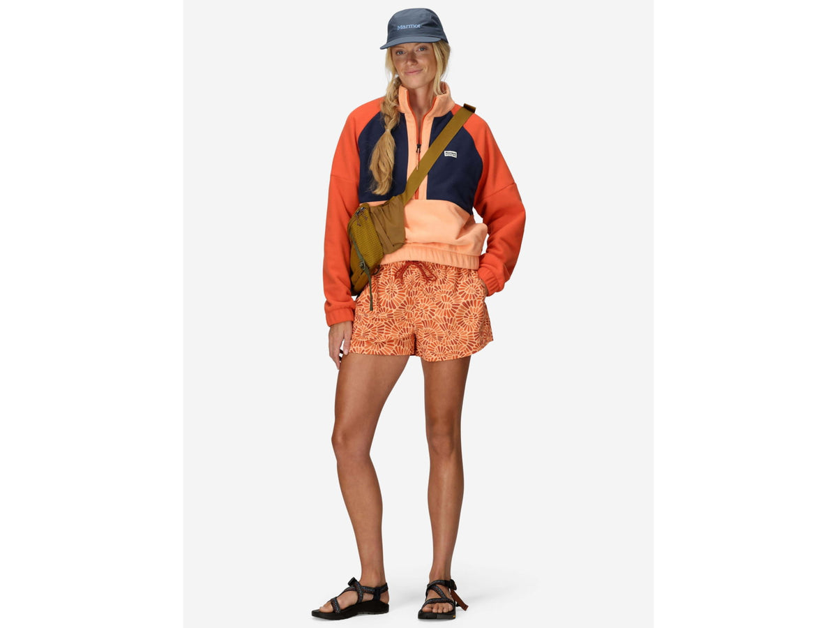 Marmot x Bronco Juniper Springs Short 3in - Women's Fresh Apricot Sunburst