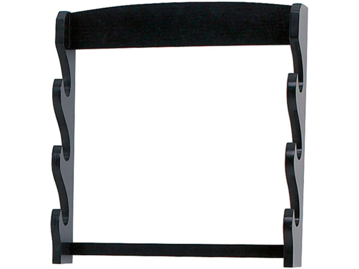 Master Cutlery Sword Wall Mount Display 3 Tier Black MC-WS-3WH
