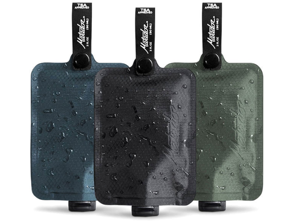 Matador FlatPak Toiletry Bottle, 3 Pack