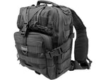 Maxpedition Malaga Gearslinger Bag w/ Modular Webbing- Black 0423B