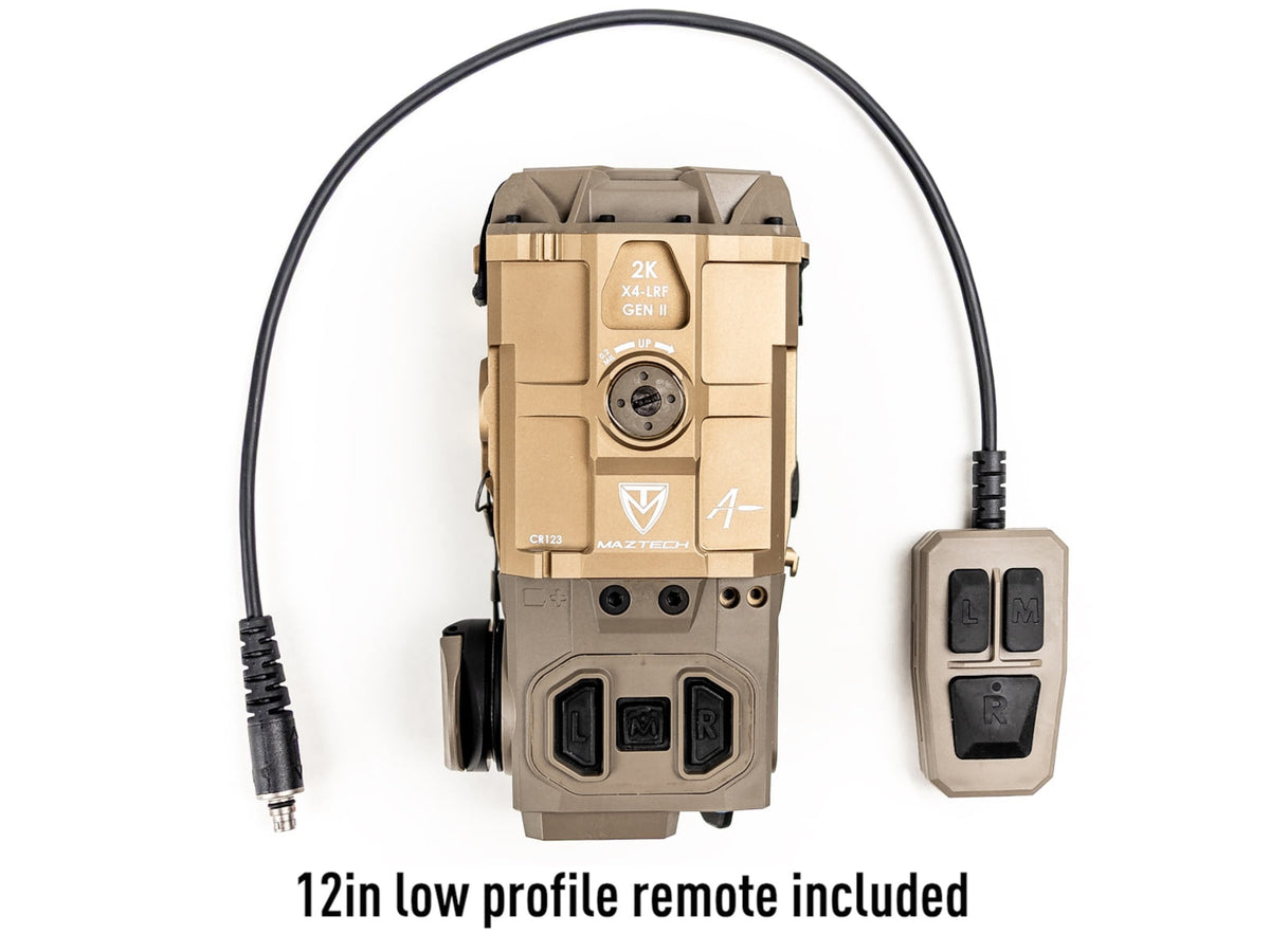 Maztech X4-LRF-2K Red/IR Rangerfinder - Gen II Flat Dark Earth MZT012-02-AB-FDE/RED