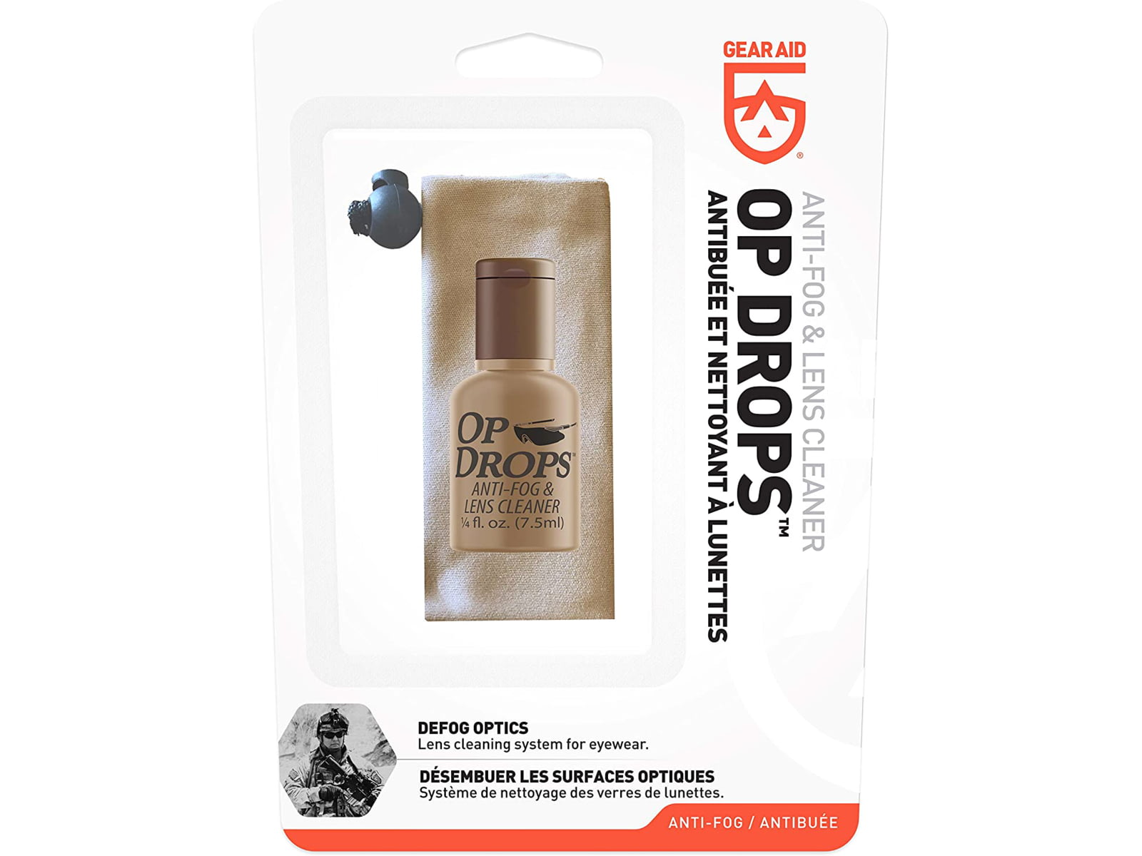 McNett OP Drops Cleaning Kit 1/4 oz Anti-fog And Cleaning Kit 191457
